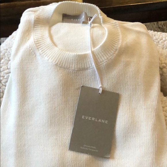Everlane Sweaters - NWT Everlane white sweater